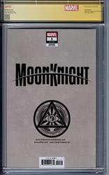 Moon Knight #1 Marvel Comic 9/21 Signed by Macro Mastrazzo CGC Signature Series ( Mastrazzo Variant Cover) 9.8