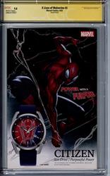 X Lives of Wolverine #3 CGC Signature Series 9.8 (Marvel, 2022) Signed by Mark Brooks 