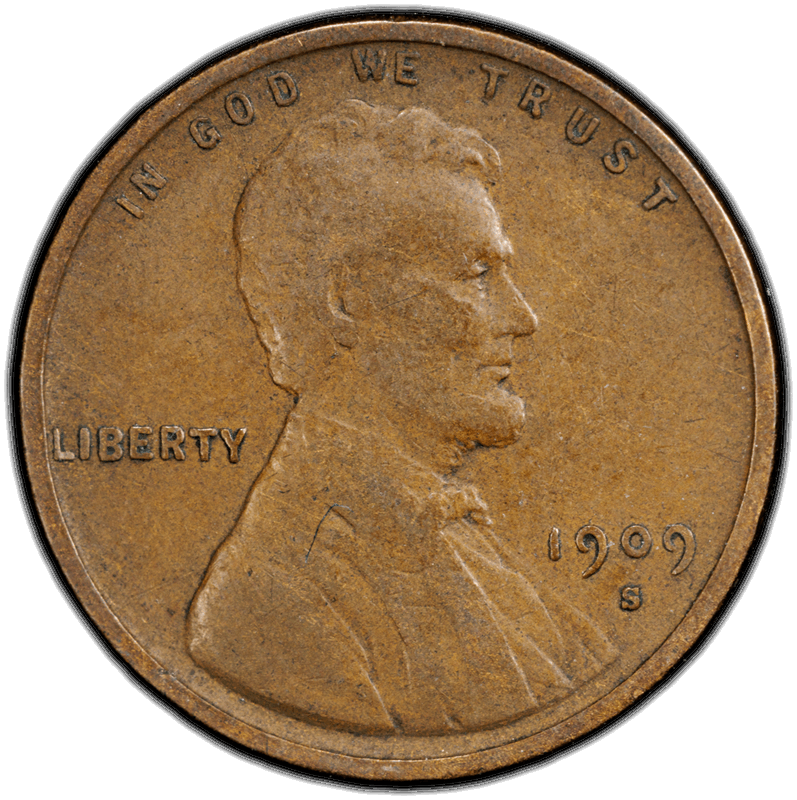 1909-S VDB 1C PCGS XF 40 CAC