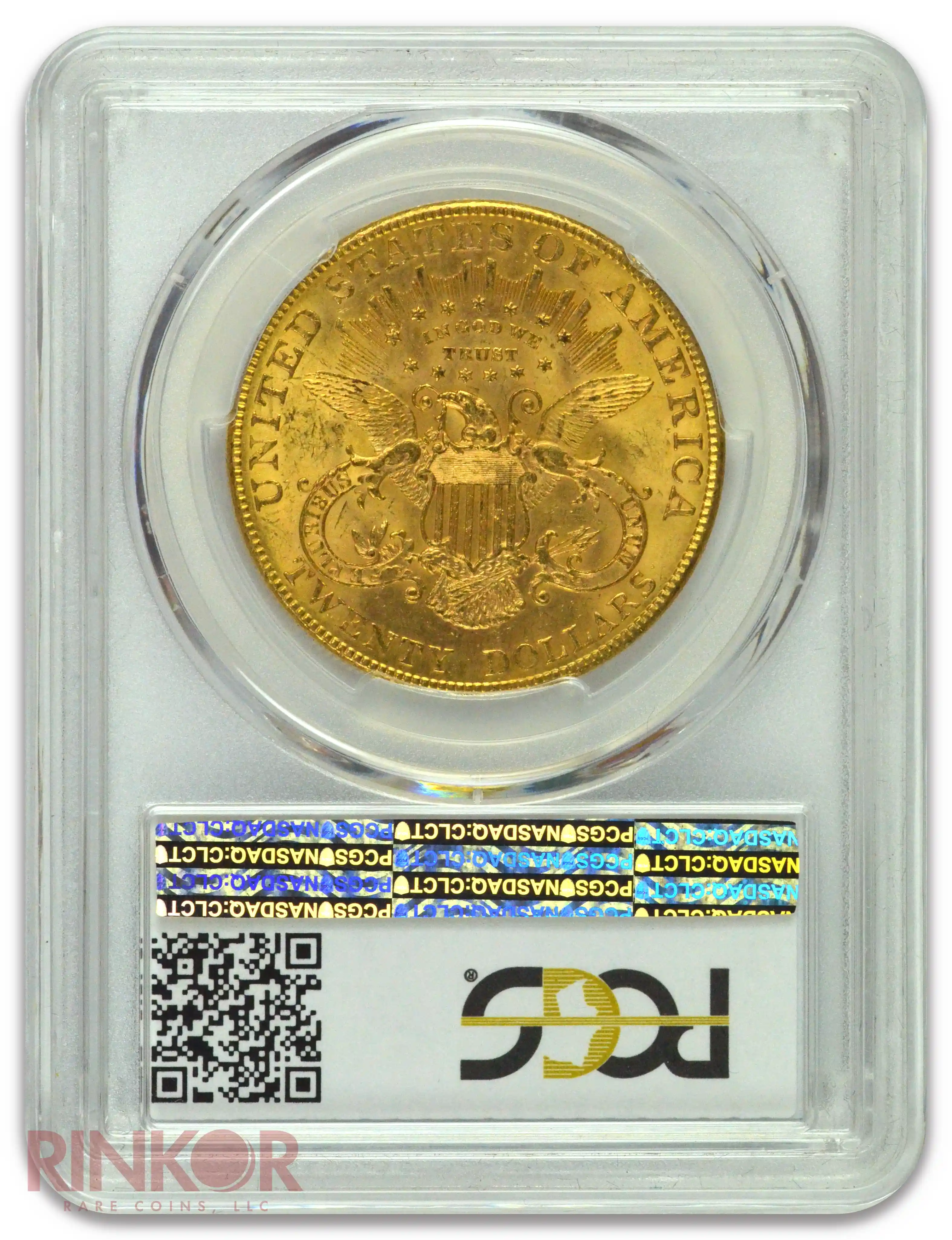 1906 $20 Liberty Head PCGS MS 62 CAC