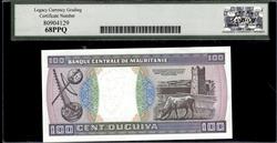 Mauritania Banque Centrale 100 Ouguiya 28.11.1985 Superb Gem New 68PPQ 