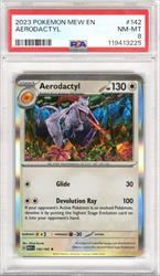 2023 Pokemon Mew En Aerodactyl #142 PSA NM MT 8 