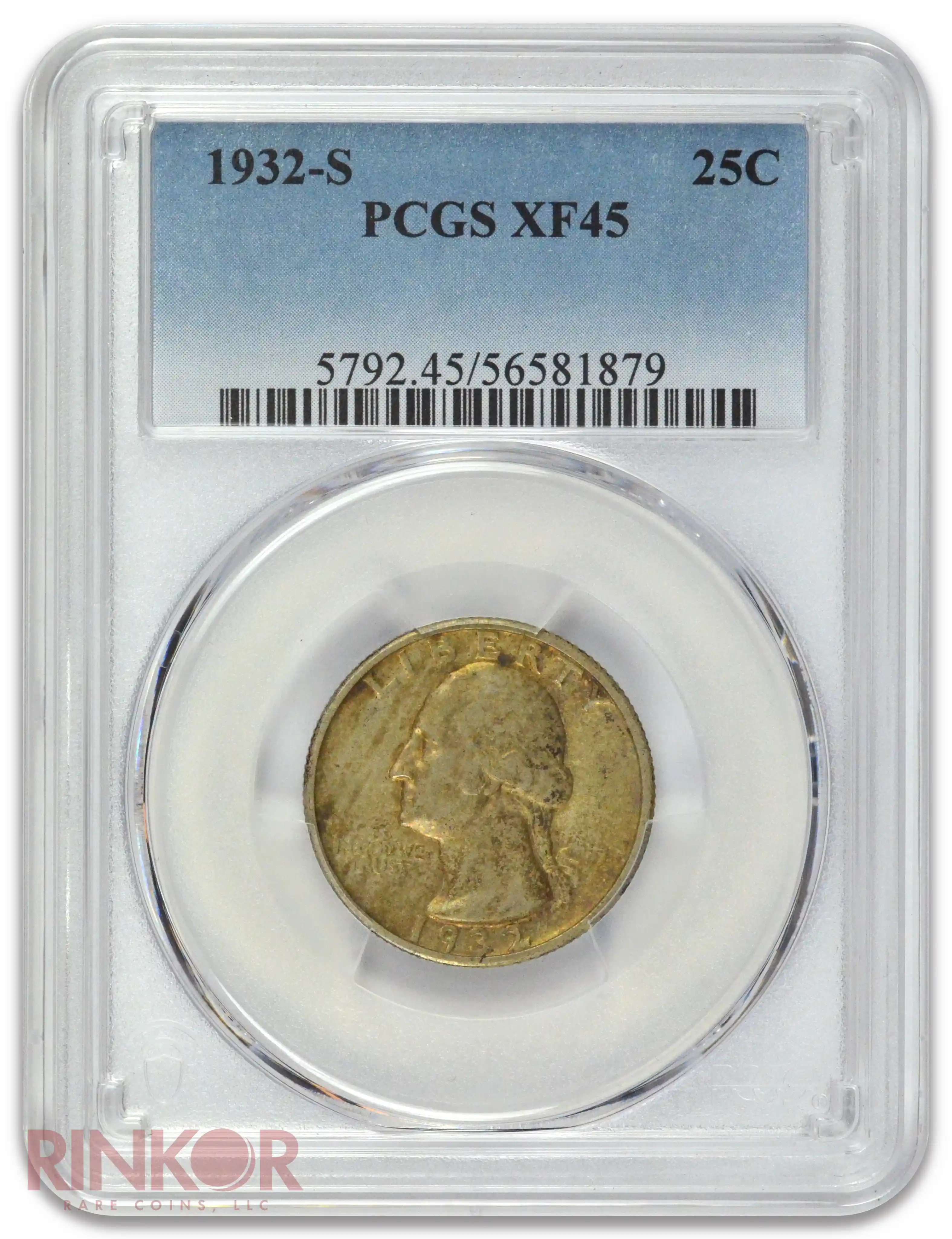 1932-S Washington Quarter PCGS XF-45
