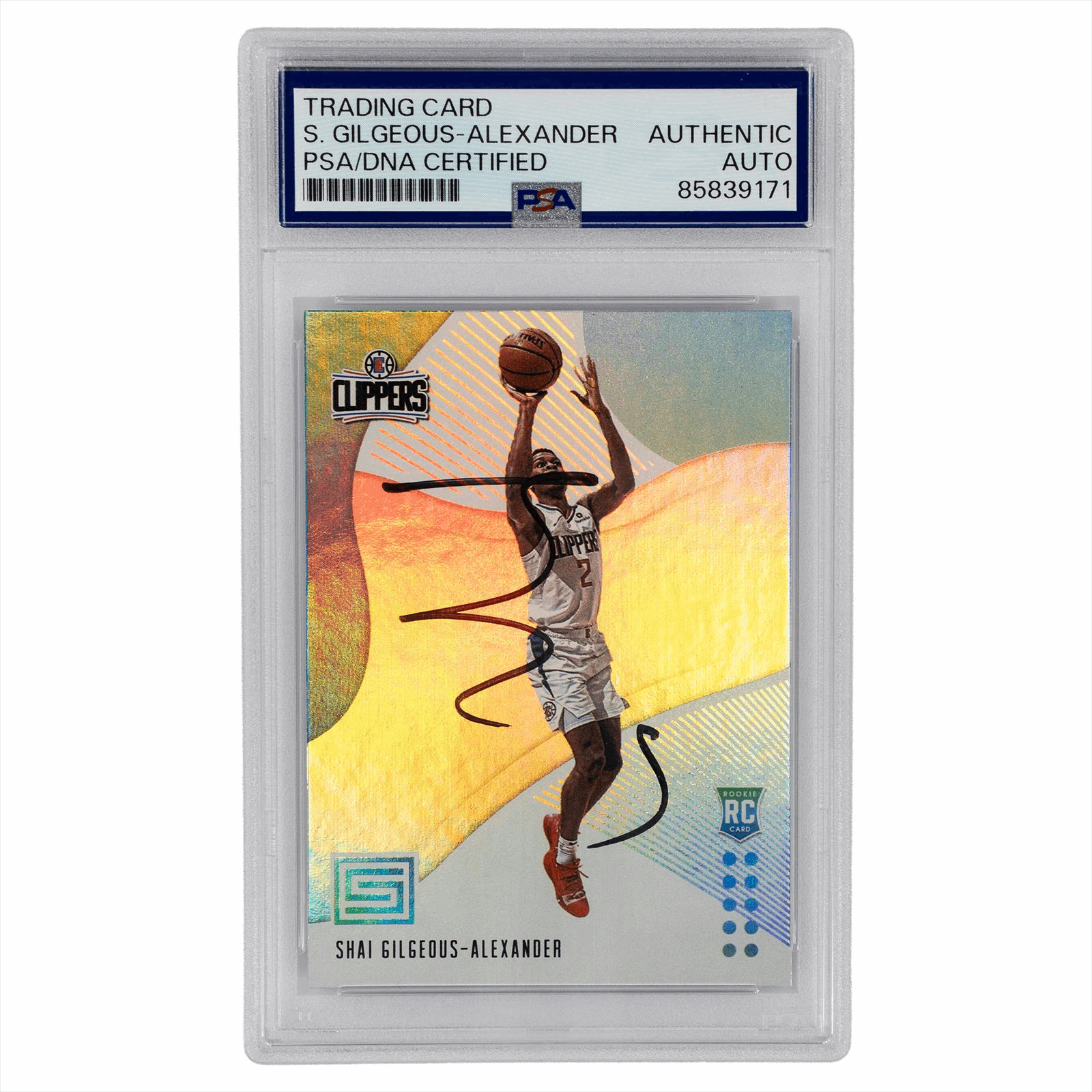 2018 Panini Status Shai Gilgeous Alexander #106 PSA/DNA AUTHENTIC AUTO