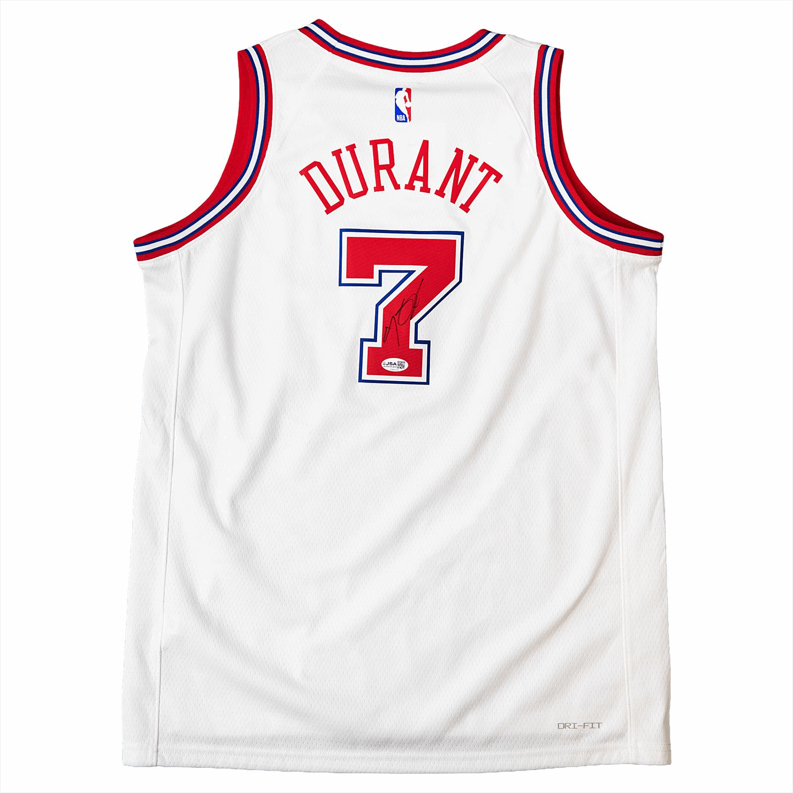 Kevin Durant Autographed Houston Rockets Jersey JSA Certified 