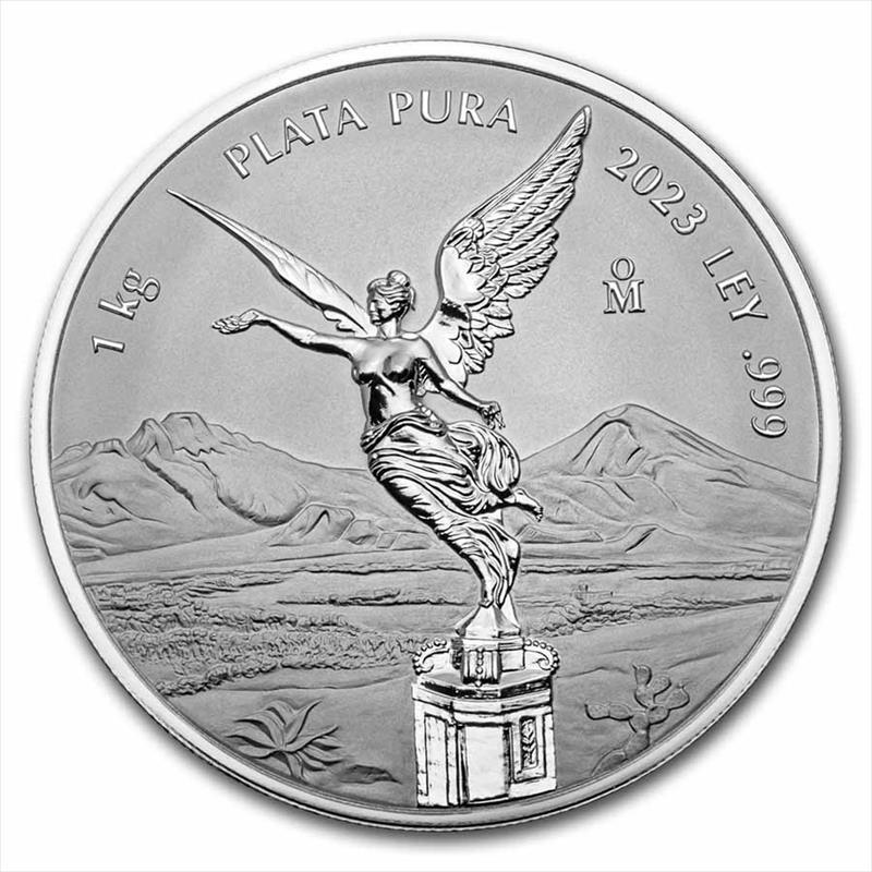 2023 Silver Mexican Libertad Kilo Prooflike with Box and COA