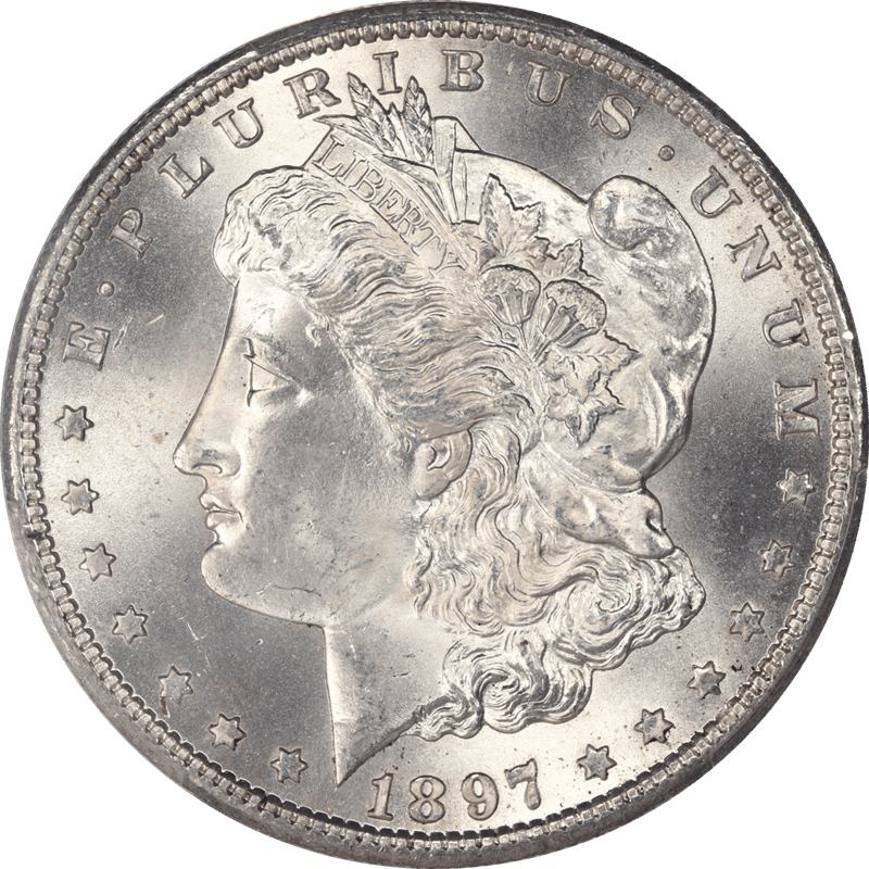1897-S Morgan Silver Dollar $1 PCGS MS66 