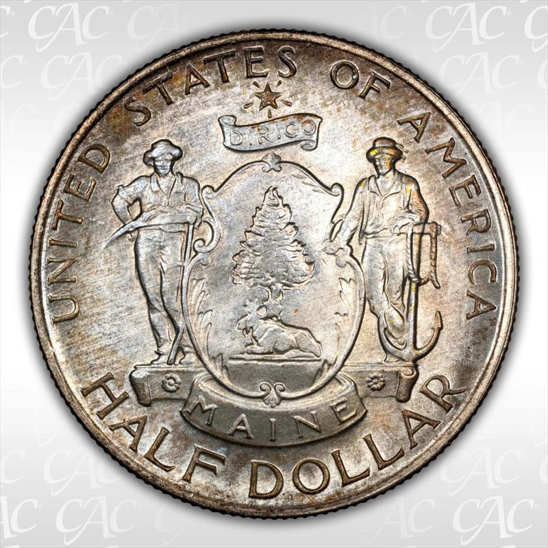 1920 Maine 50c CACG MS 66