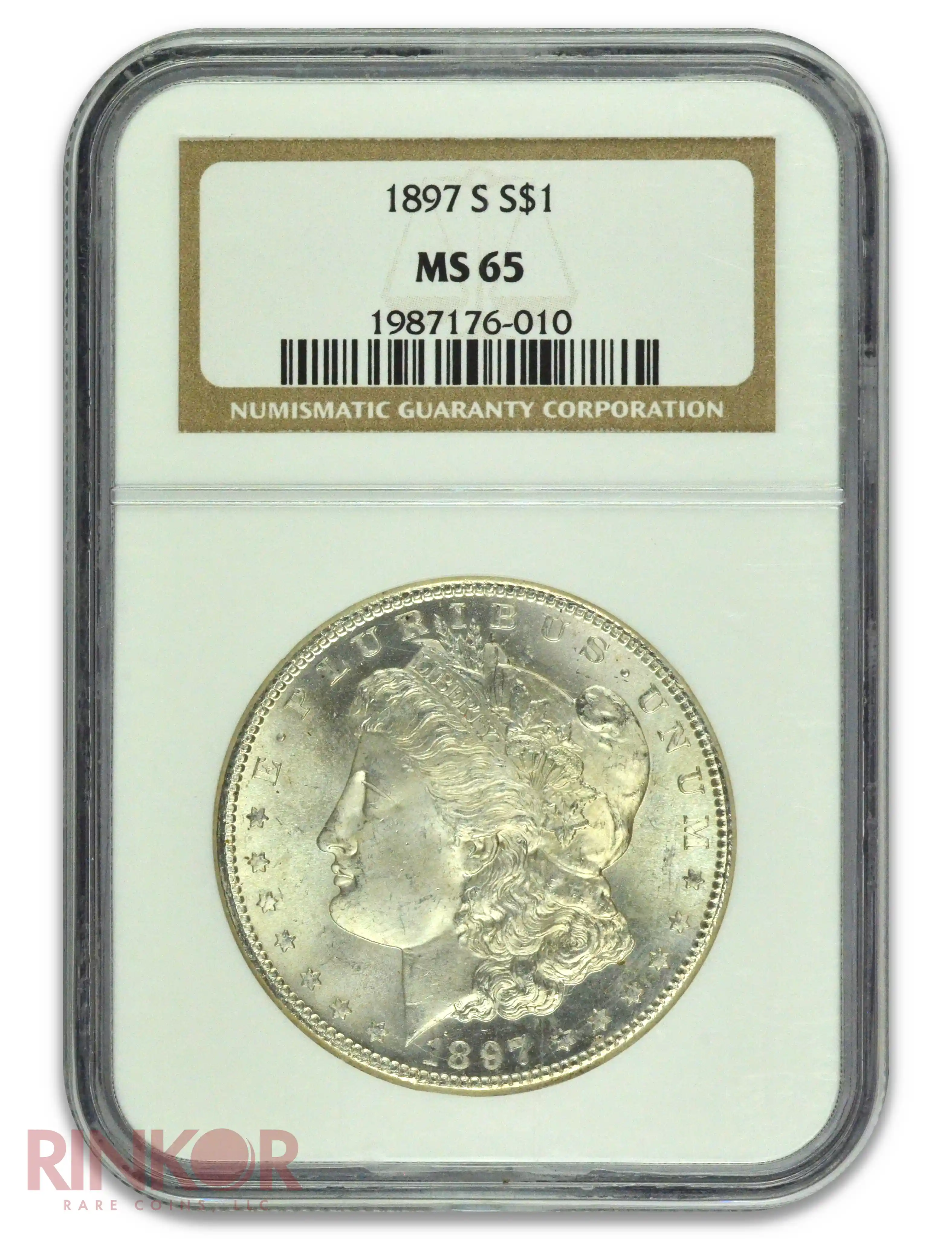 1897-S $1 Morgan Dollar NGC MS 65