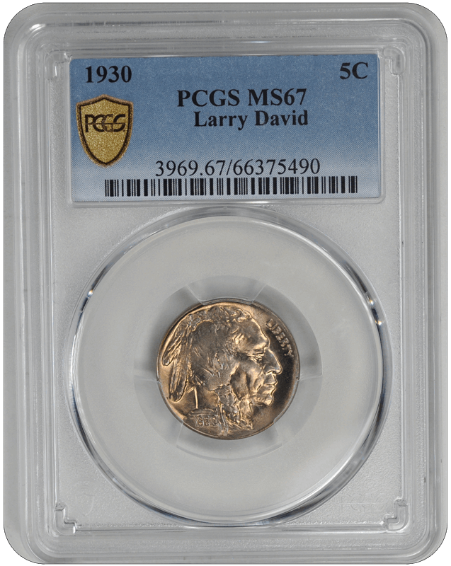 1930 Buffalo PCGS MS 67 