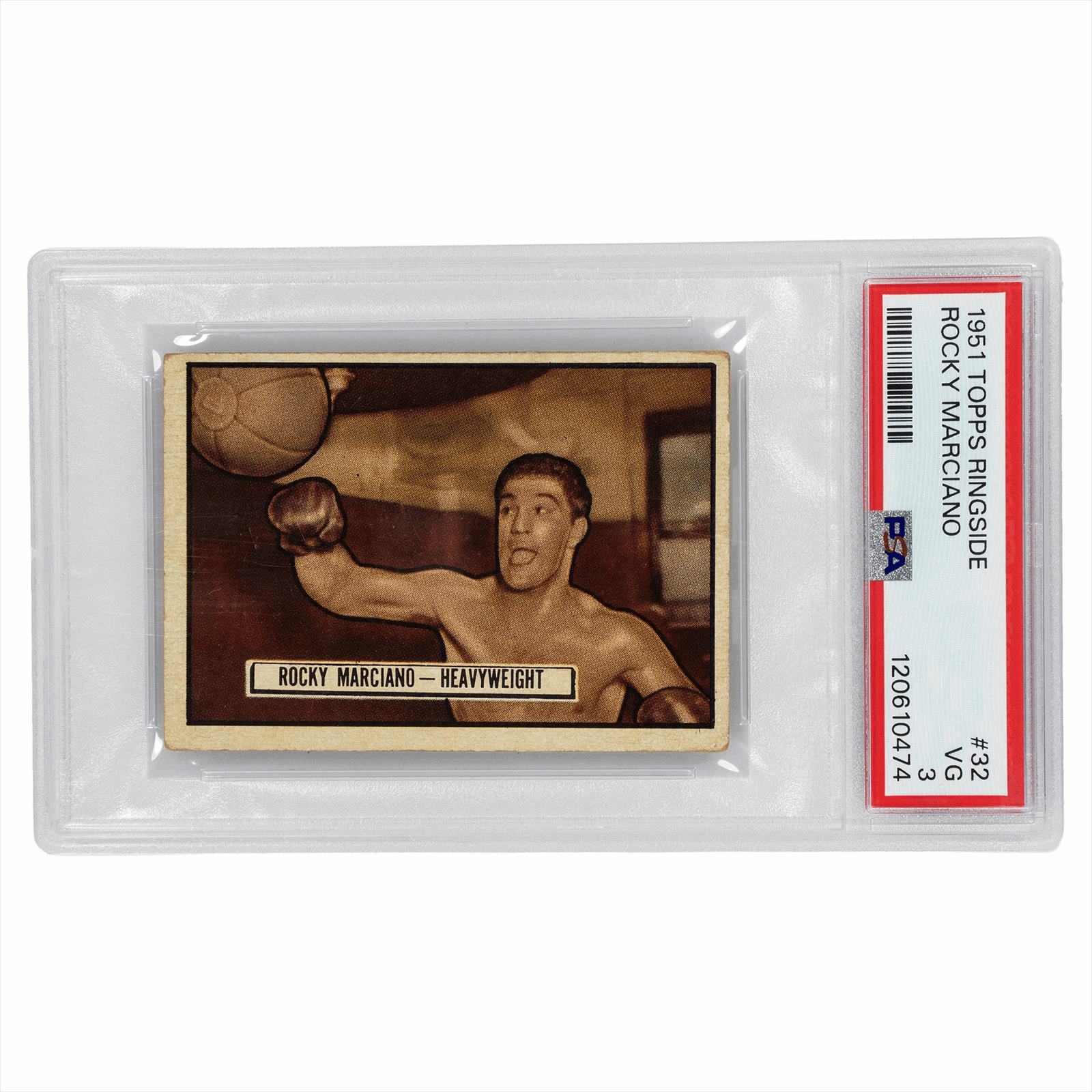 1951 Topps Ringside Rocky Marciano #32 PSA VG 3 Cert #120610474