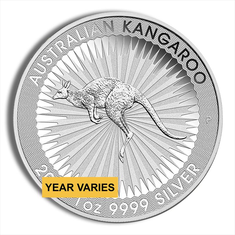 1 oz Australian Kangaroo Silver Coin (Year Varies)