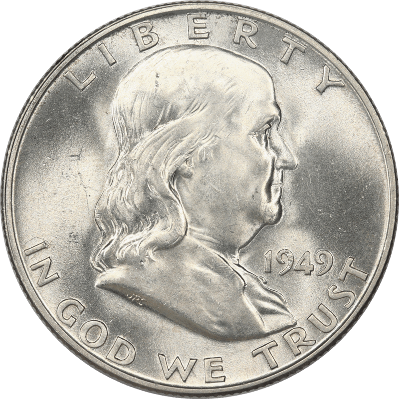 1949-D Franklin Half Dollar 50C UNC