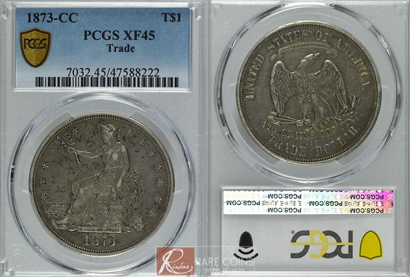 1873-CC Trade PCGS