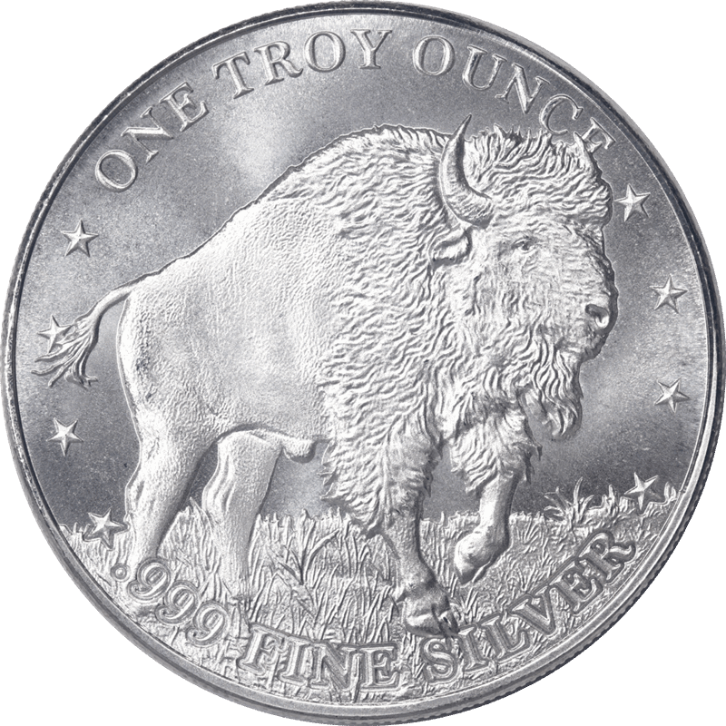 1 Roll of 20 999 Fine Silver Buffalo Rounds New Design U.S. Coins and