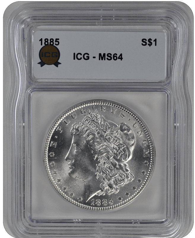 1885 Morgan ICG MS-64