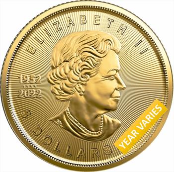 1/10 oz Gold Maple Leaf (Year Varies - Sealed) image 2