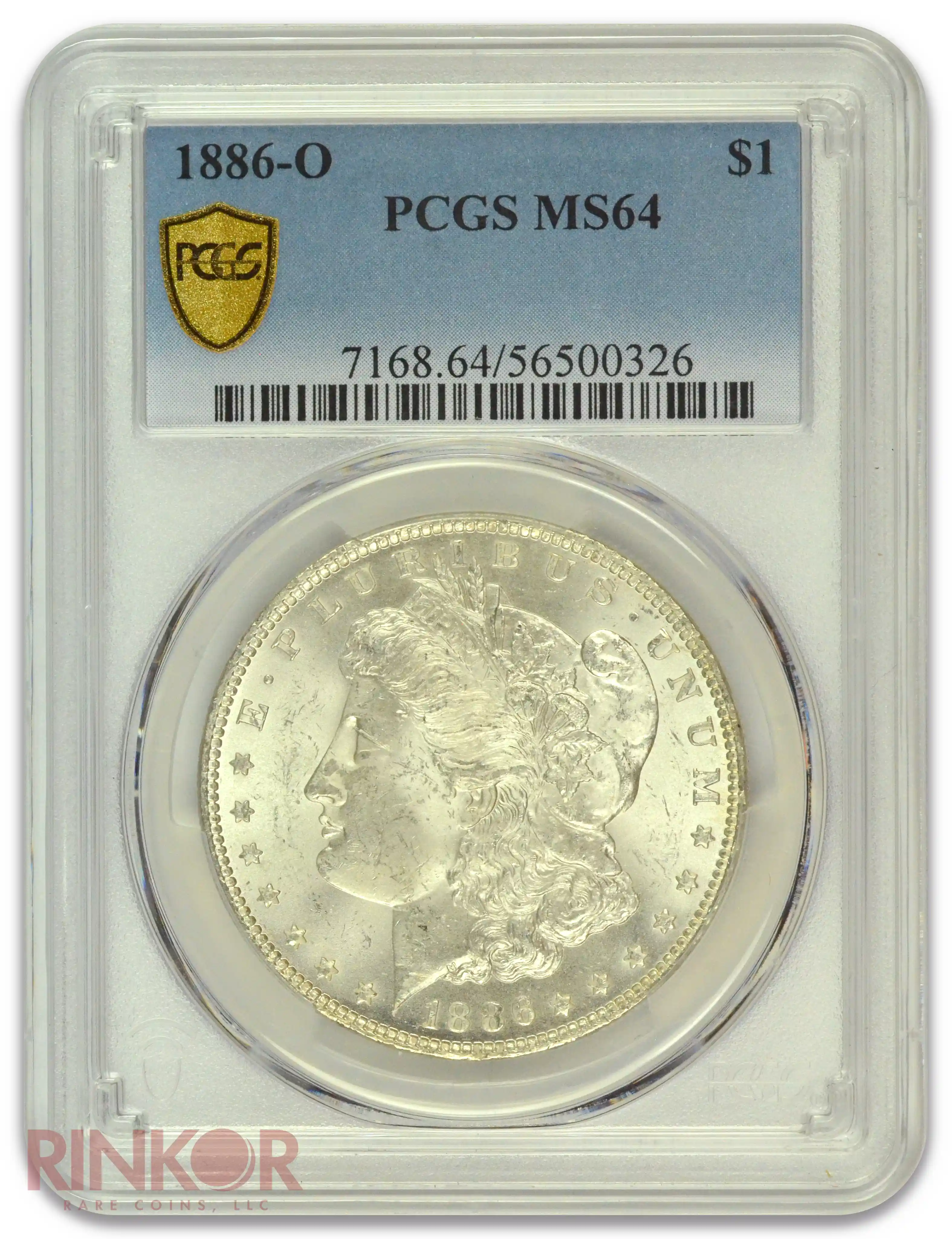 1886-O $1 Morgan Dollar PCGS MS 64