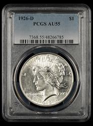 1926 D $1 PCGS AU55 AU55