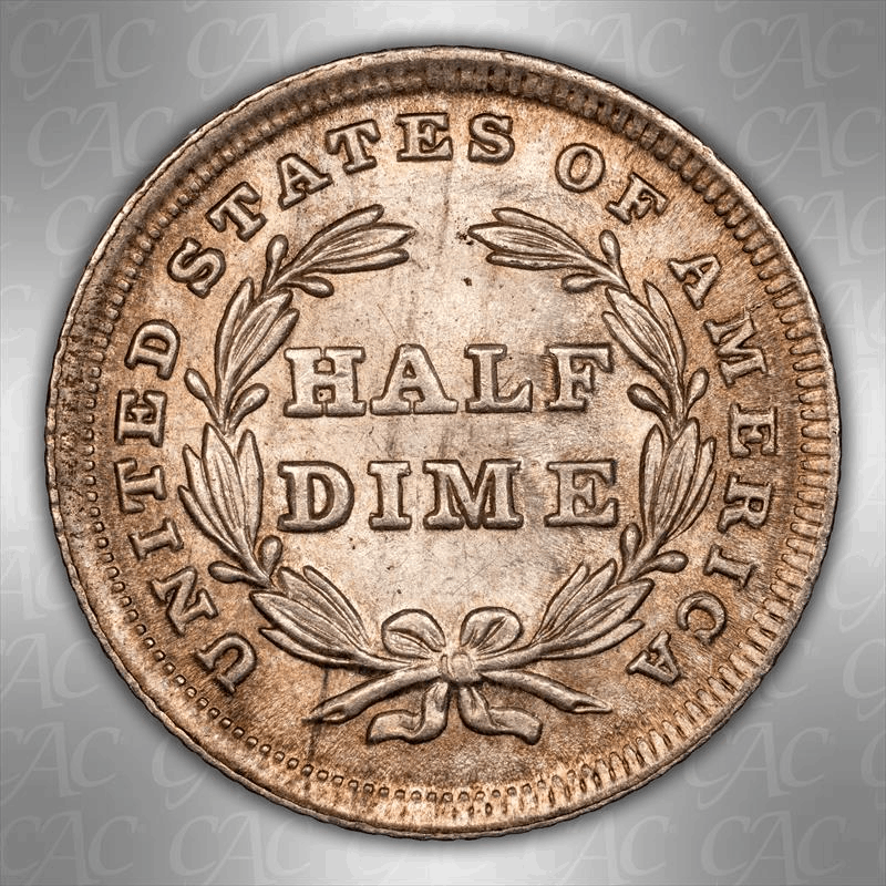 1838 Large Stars H10c CACG MS 65 