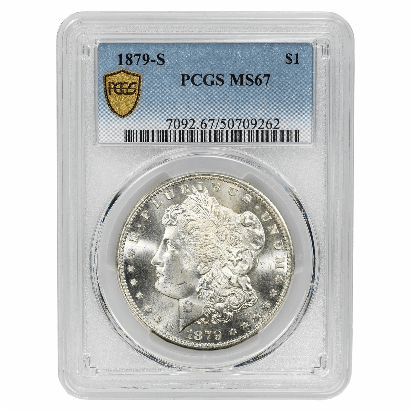 1879-S $1 Morgan Silver Dollar PCGS MS 67 