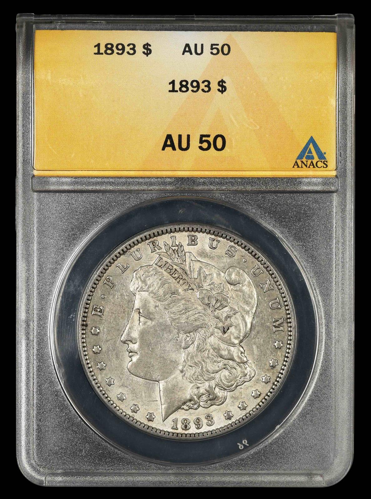 1893 $1 ANACS AU50