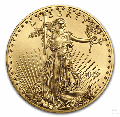 Gold American Eagle 1/10-oz