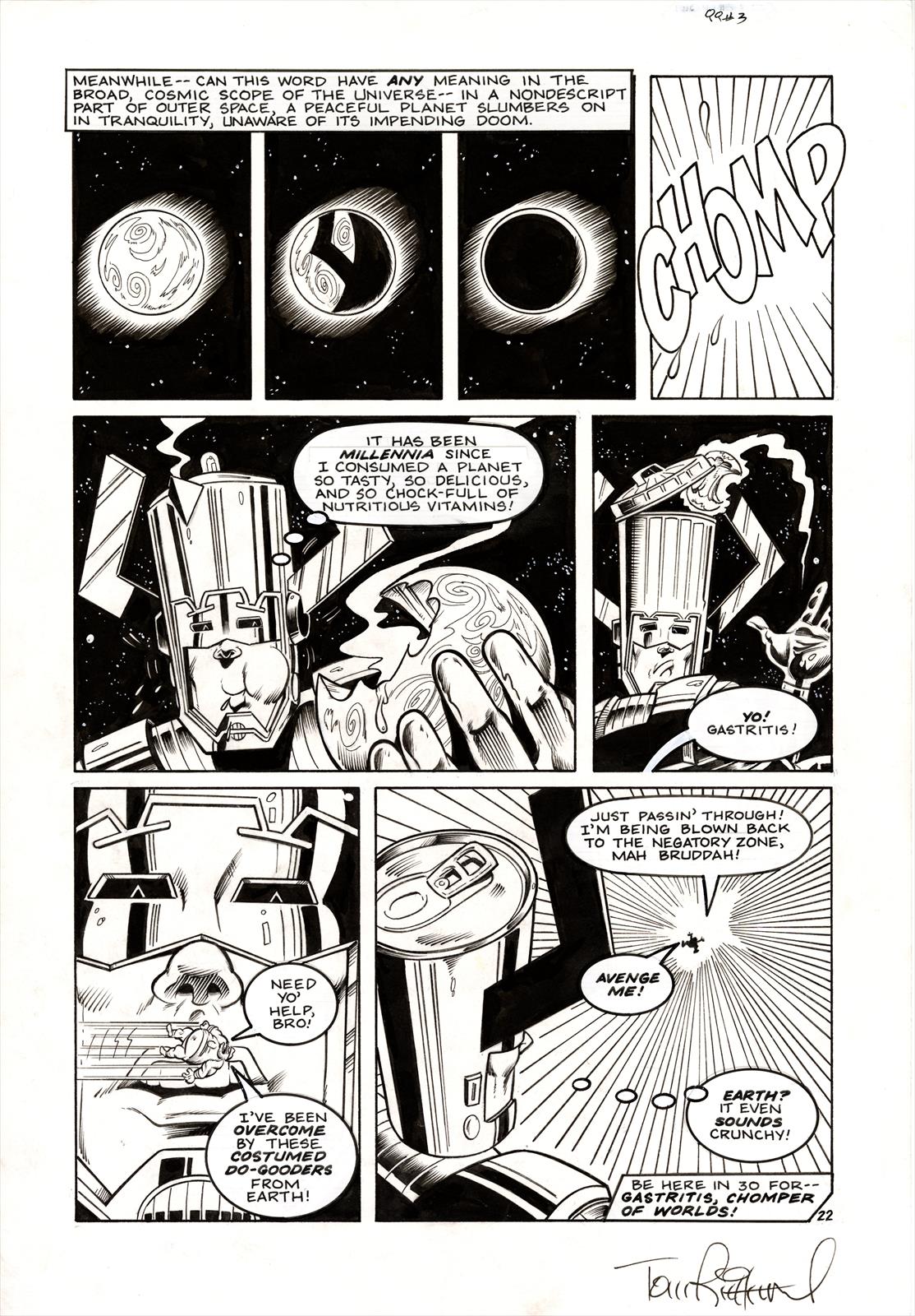 Married.... with Children: Quantum Quartet #3 Page 22 Artist:  Tom Richmond (Penciller) ,  David Mowry (Inker) Media Type: Pen and Ink Art Type: Interior Page 