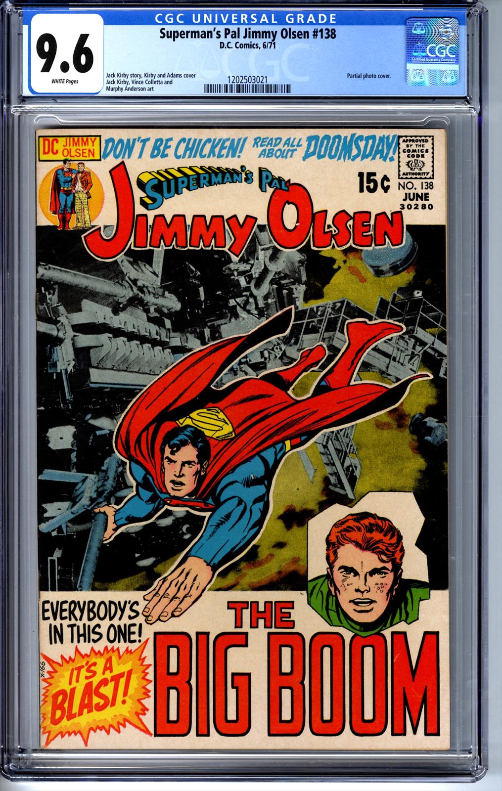 Supermans Pal Jimmy Olsen #138 CGC 9.6 9.6