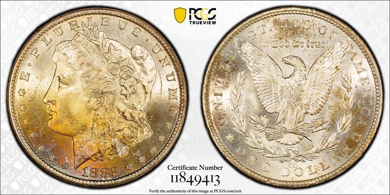 1882-CC $1 PCGS MS 65 CAC