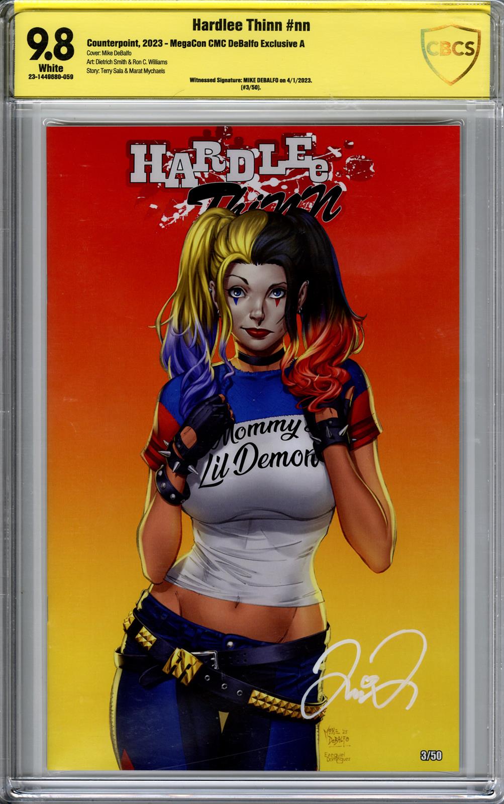 Hardlee Thinn #nn CBCS 9.8 (Counterpoint, 2023) Signed by Mike Debalfo 