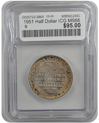 1951 Half Dollar ICG MS66