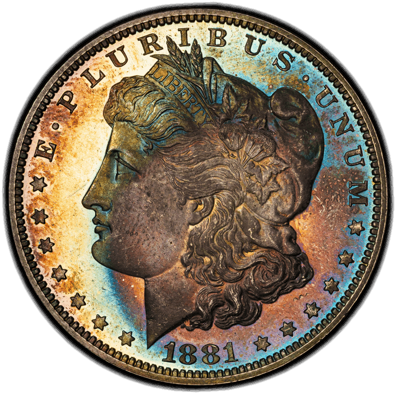 1881 $1 PCGS PR 67 Pittman