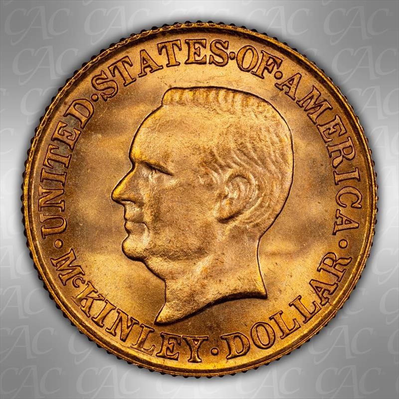 1916 McKinley G$1 CACG MS 66+