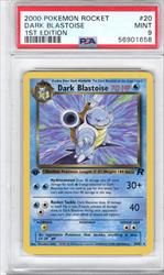 2000 Pokemon Rocket Dark Blastoise 1st Edition PSA MINT 9 