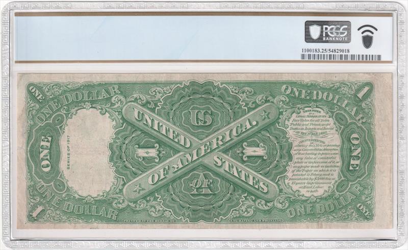 Fr. 39 1917 $1 Legal Tender PCGS  VF25