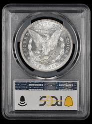 1896 $1 Mint Error Struck Through Obverse PCGS MS64 PL