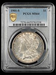 1901-S $1 PCGS  MS64