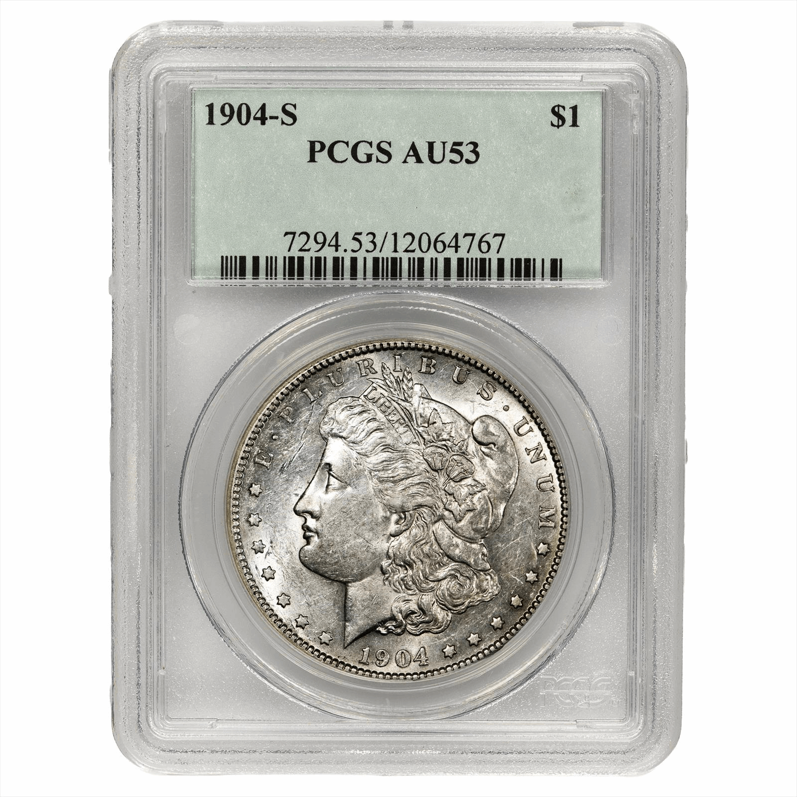1904-S Morgan Dollar $1 PCGS AU 53 