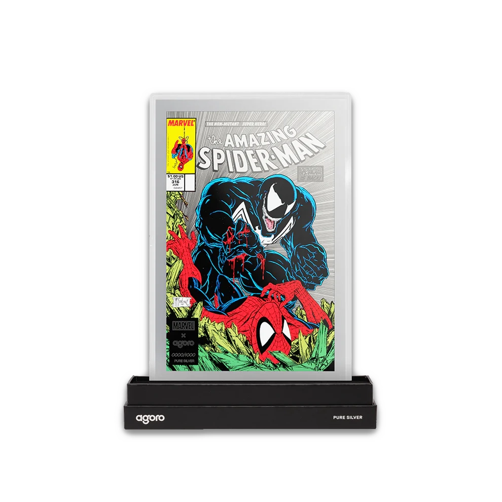 2026 Niue Marvel Comic Cover The Amazing Spiderman - Venom Unleashed #316 1oz Silver Foil