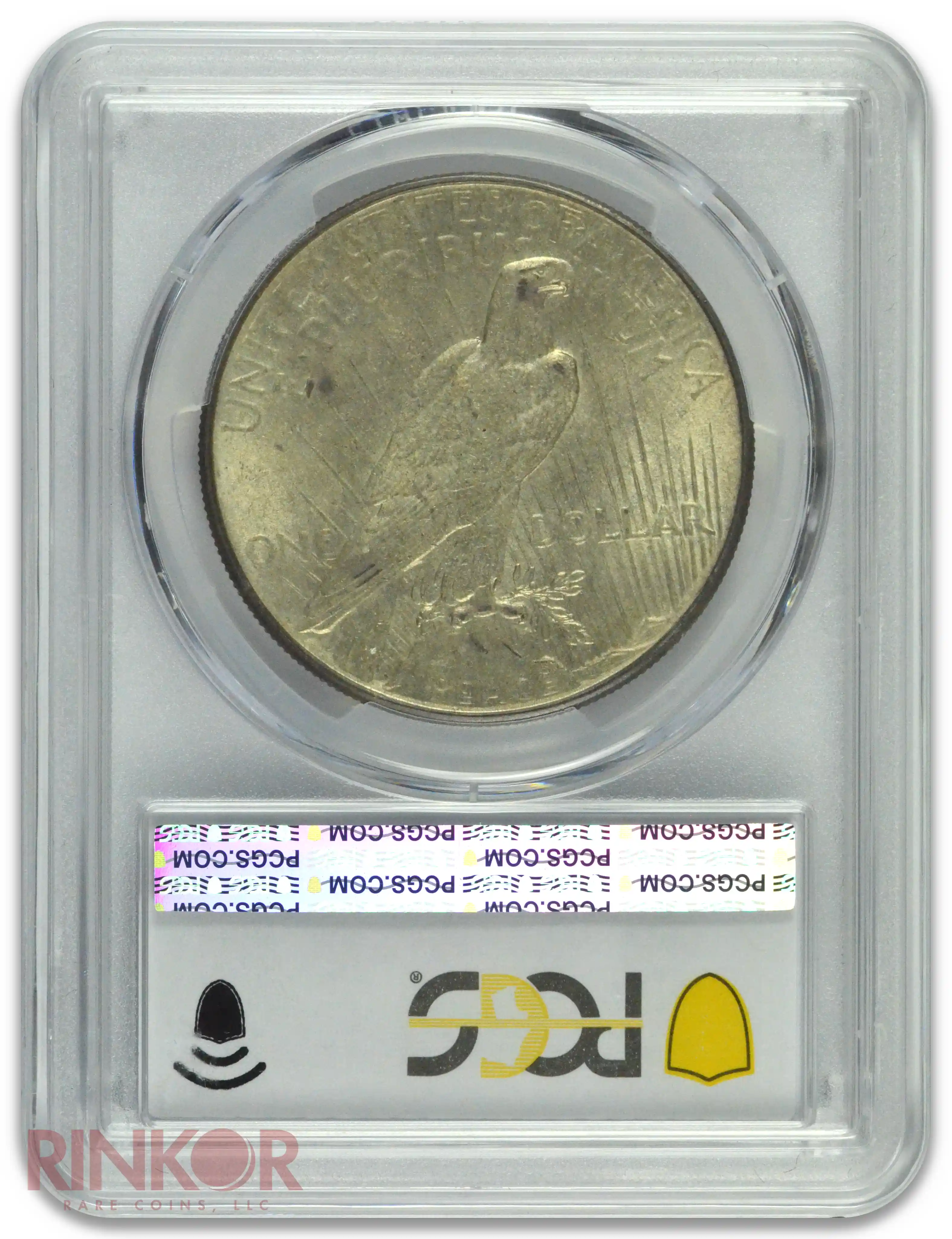 1934 $1 Peace Dollar PCGS MS 63