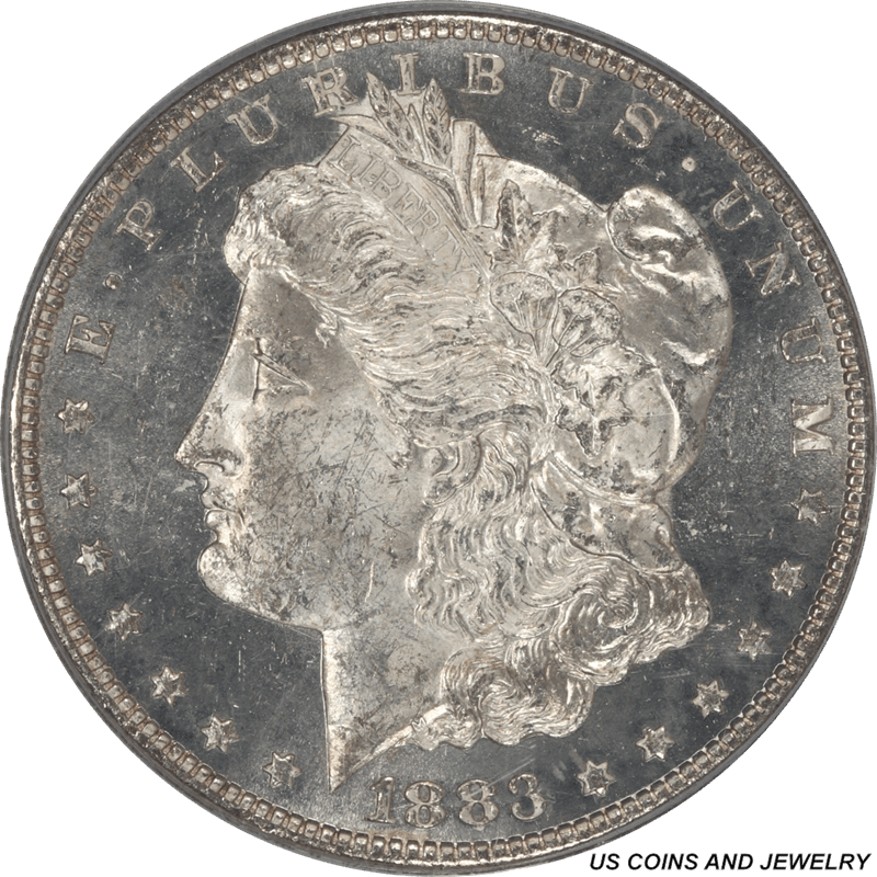 1883-CC Morgan Silver Dollar, PCGS MS63 DMPL - Nice White - GSA