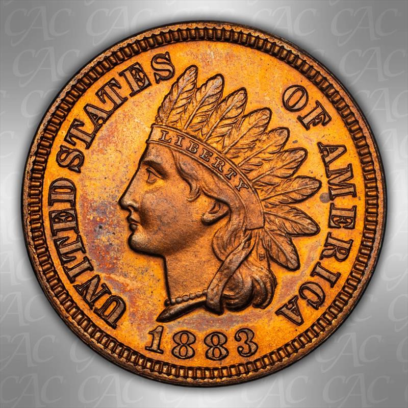 1883 1C CACG PF 66 RB