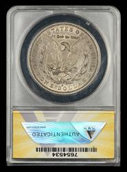 1884 S $1 VAM-9 MPD ANACS EF 45