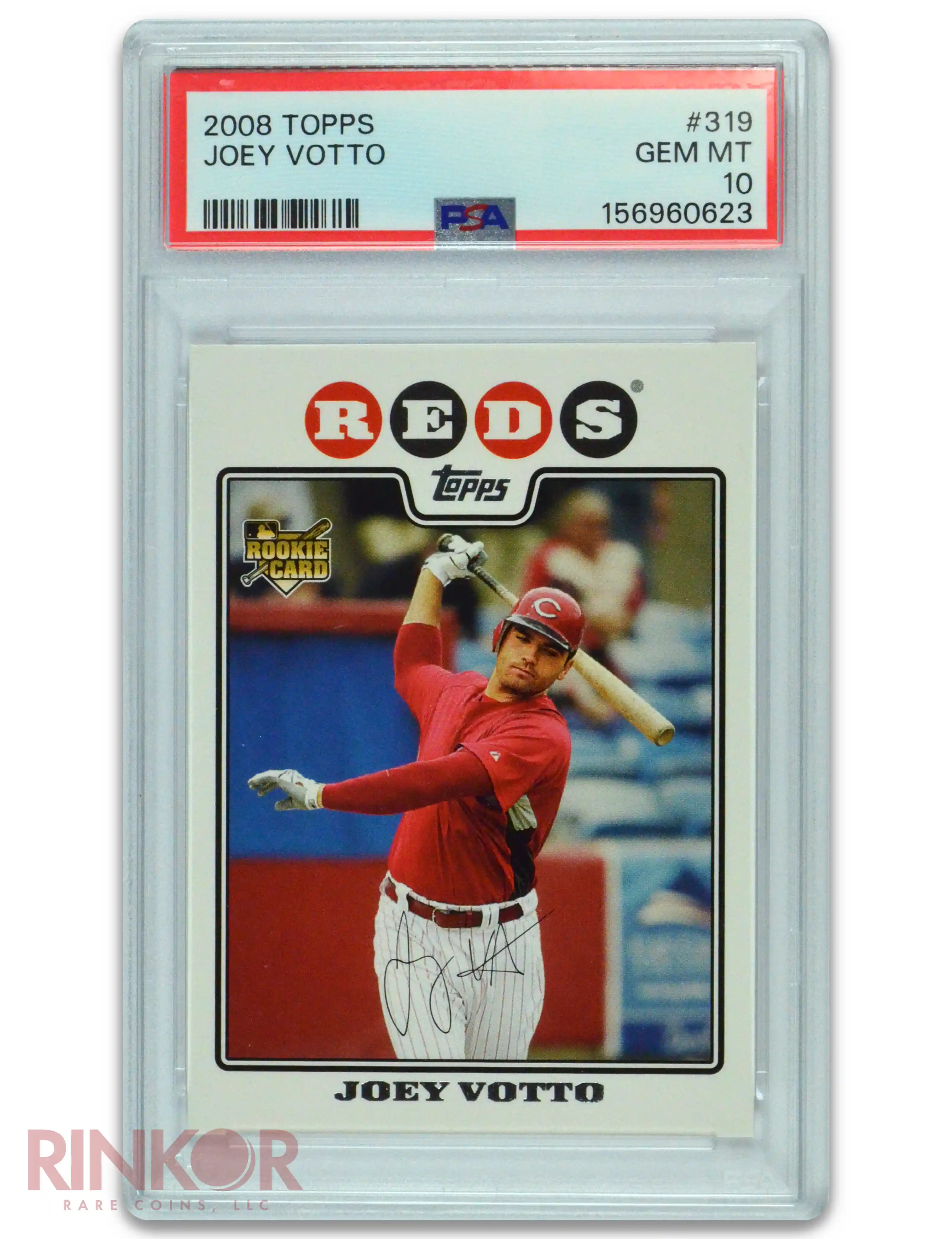 2008 Topps Joey Votto #319 PSA GEM MT 10