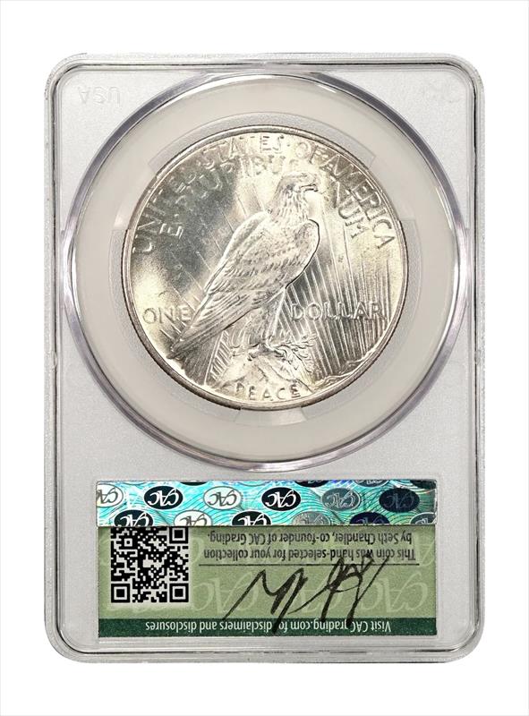 1925 $1 CACG MS 65 WitterBrick