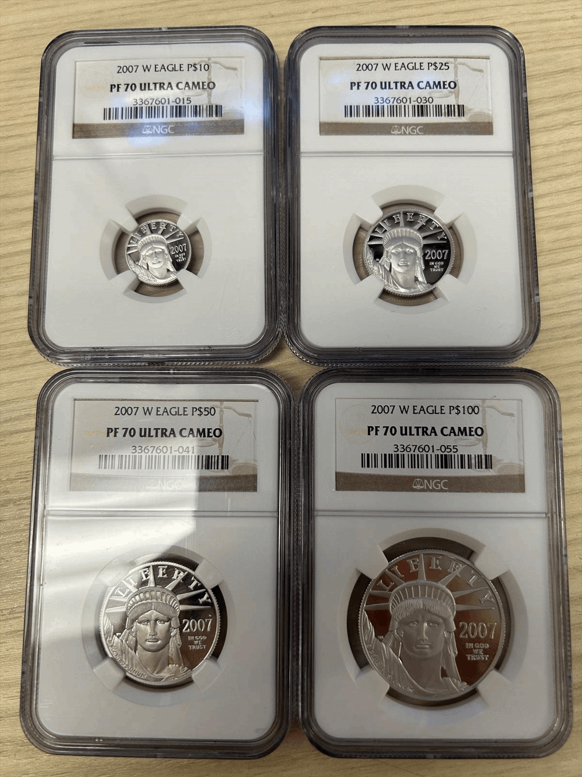 2007-4-coin-proof-platinum-eagle-set-ngc-pf-70