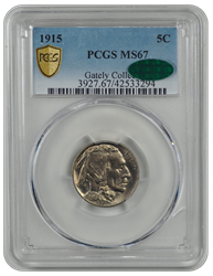 1915 Buffalo PCGS CAC MS 67