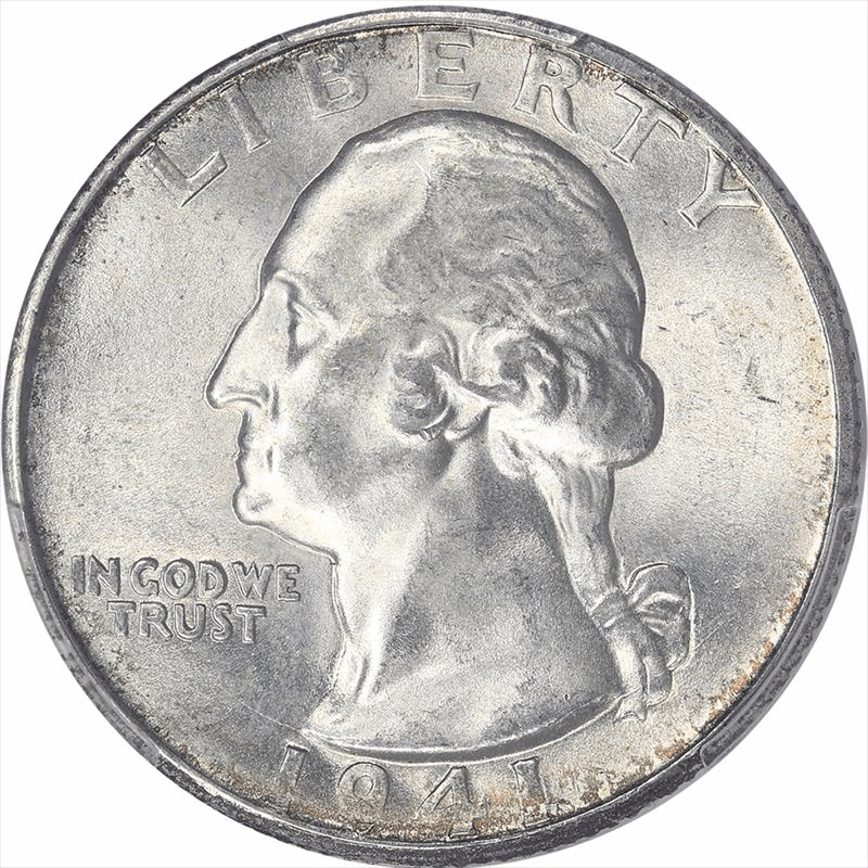 1941-D Washington 25c PCGS MS 65 