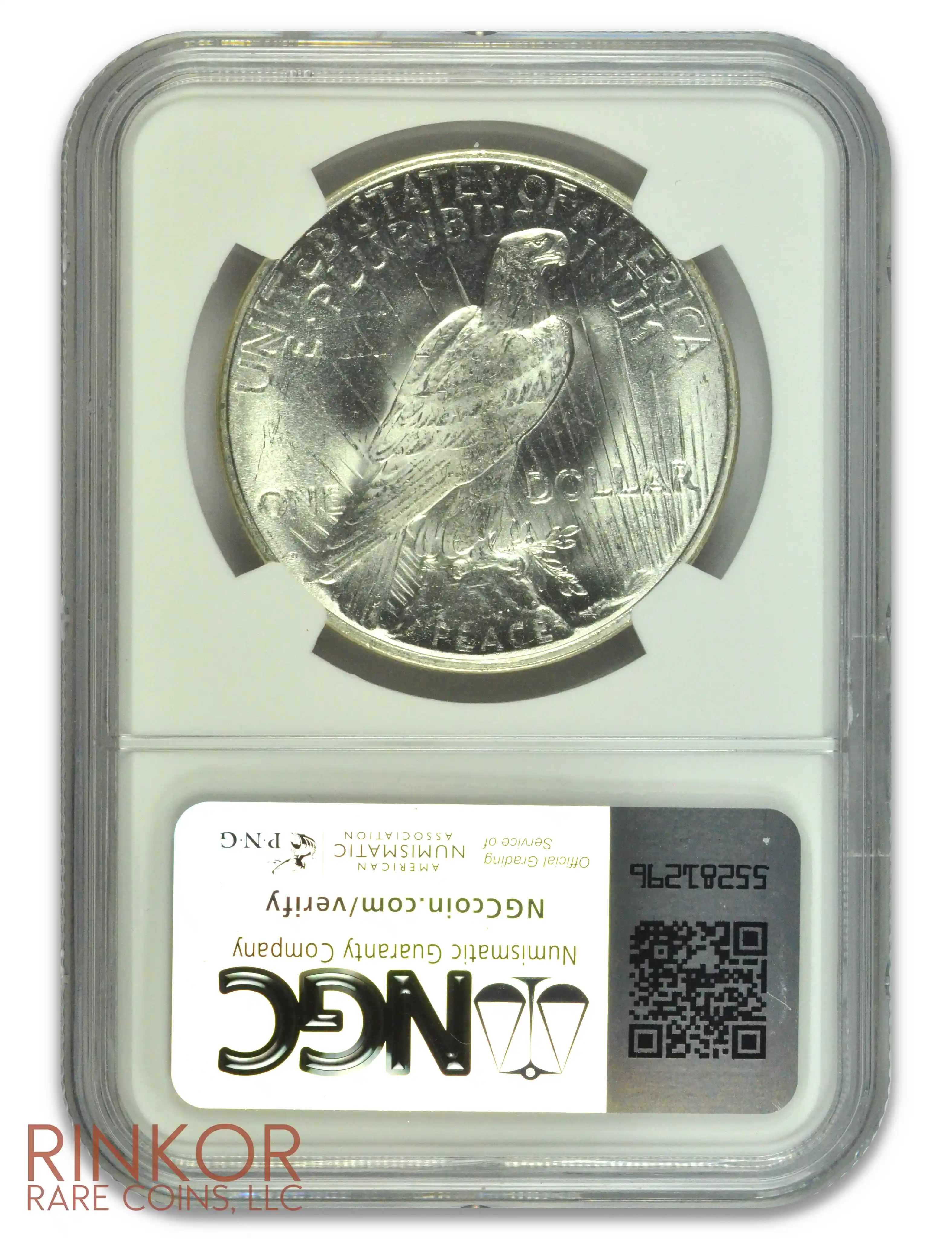 1922-D Peace Dollar NGC MS 63